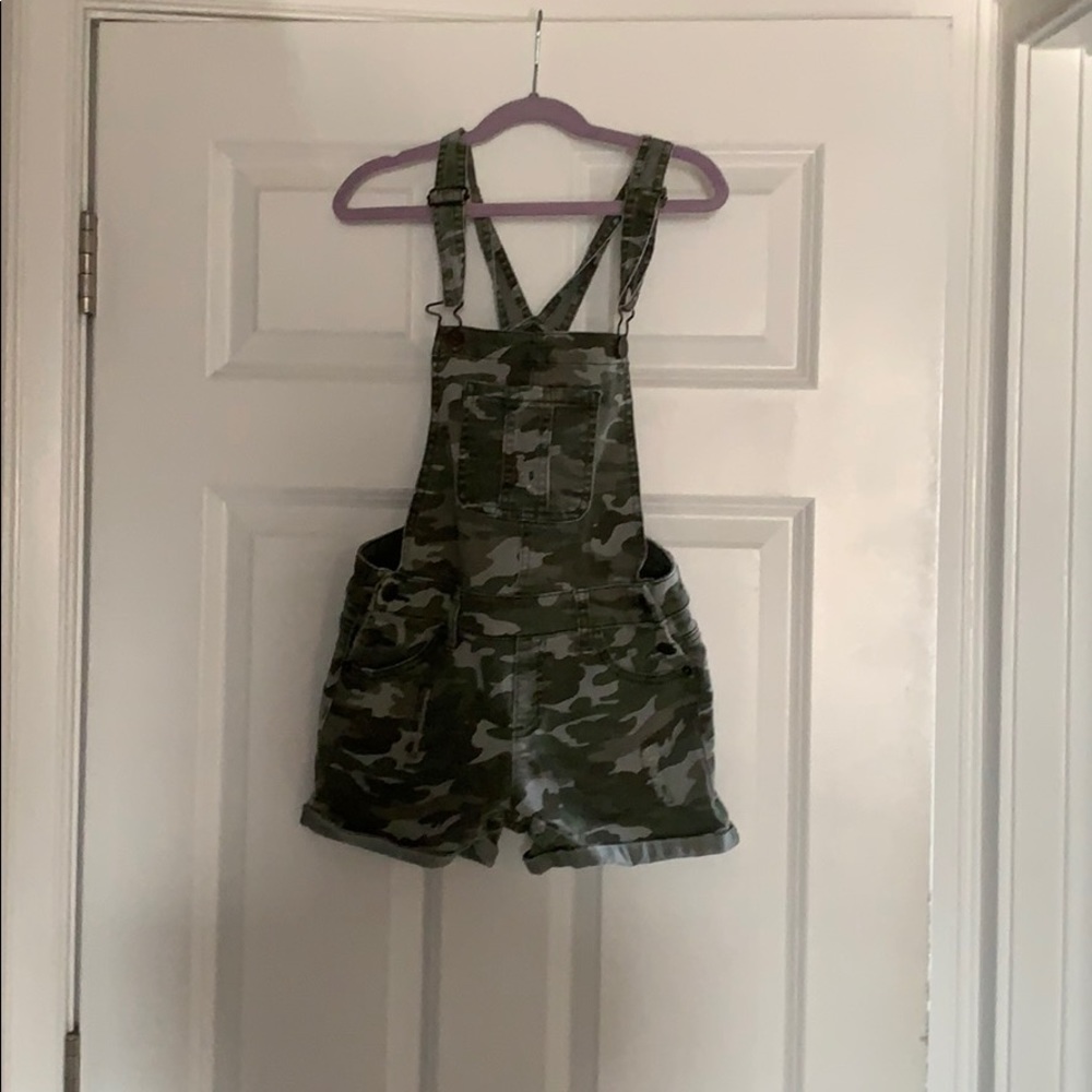 Camo short overalls from Justice size 12